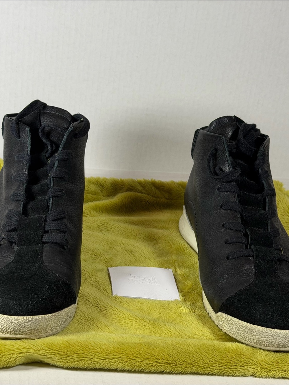 Hard graft Black High-Top Men's Sneakers